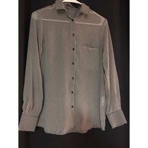 Zara button down blouse